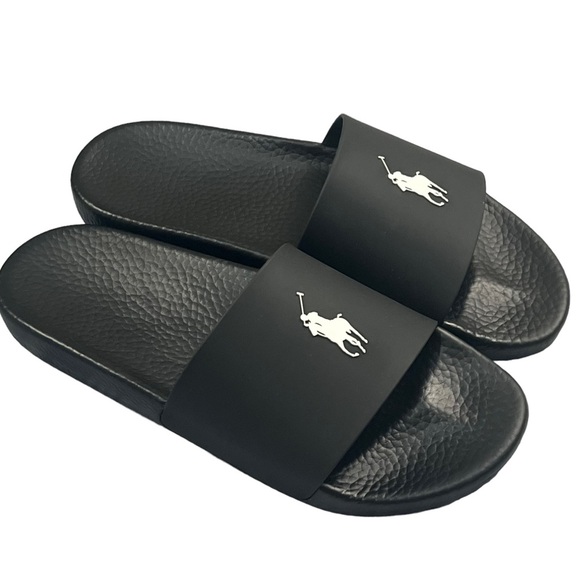 Polo Ralph Lauren Other - Polo Ralph Lauren Men's Signature Pony Slide Sandals Black Sizes 7 8 9 11 12 13
